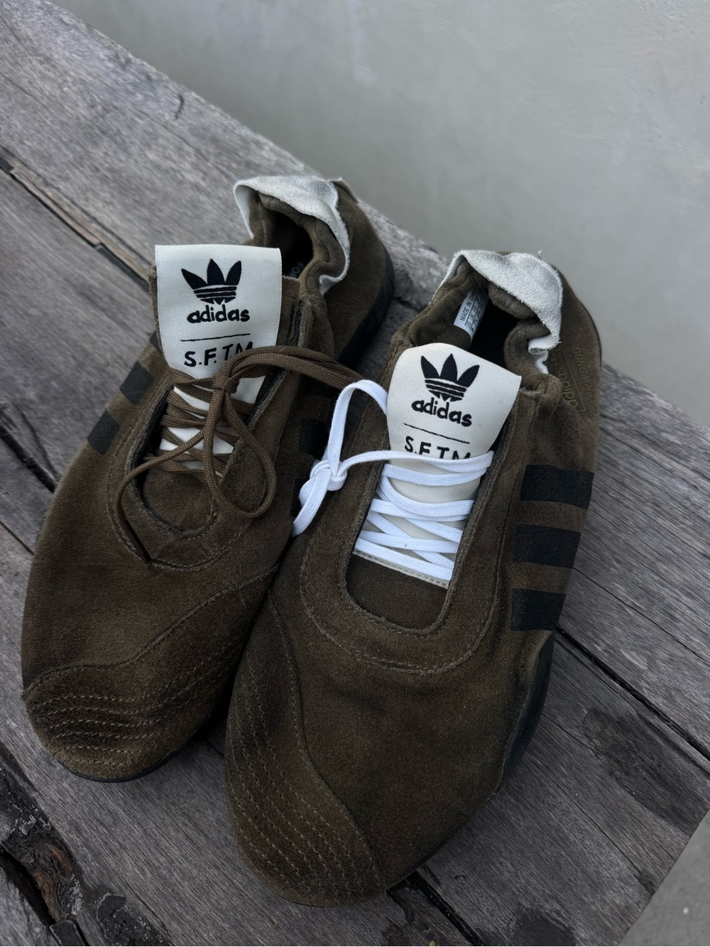 Song for the Mute x Adidas Olive Suede Taekwondo